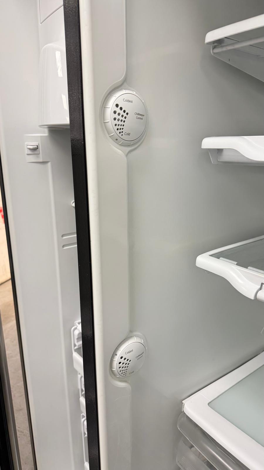 Used JennAir 36” Side-By-Side Refrigerator JSD2695KES For Sale