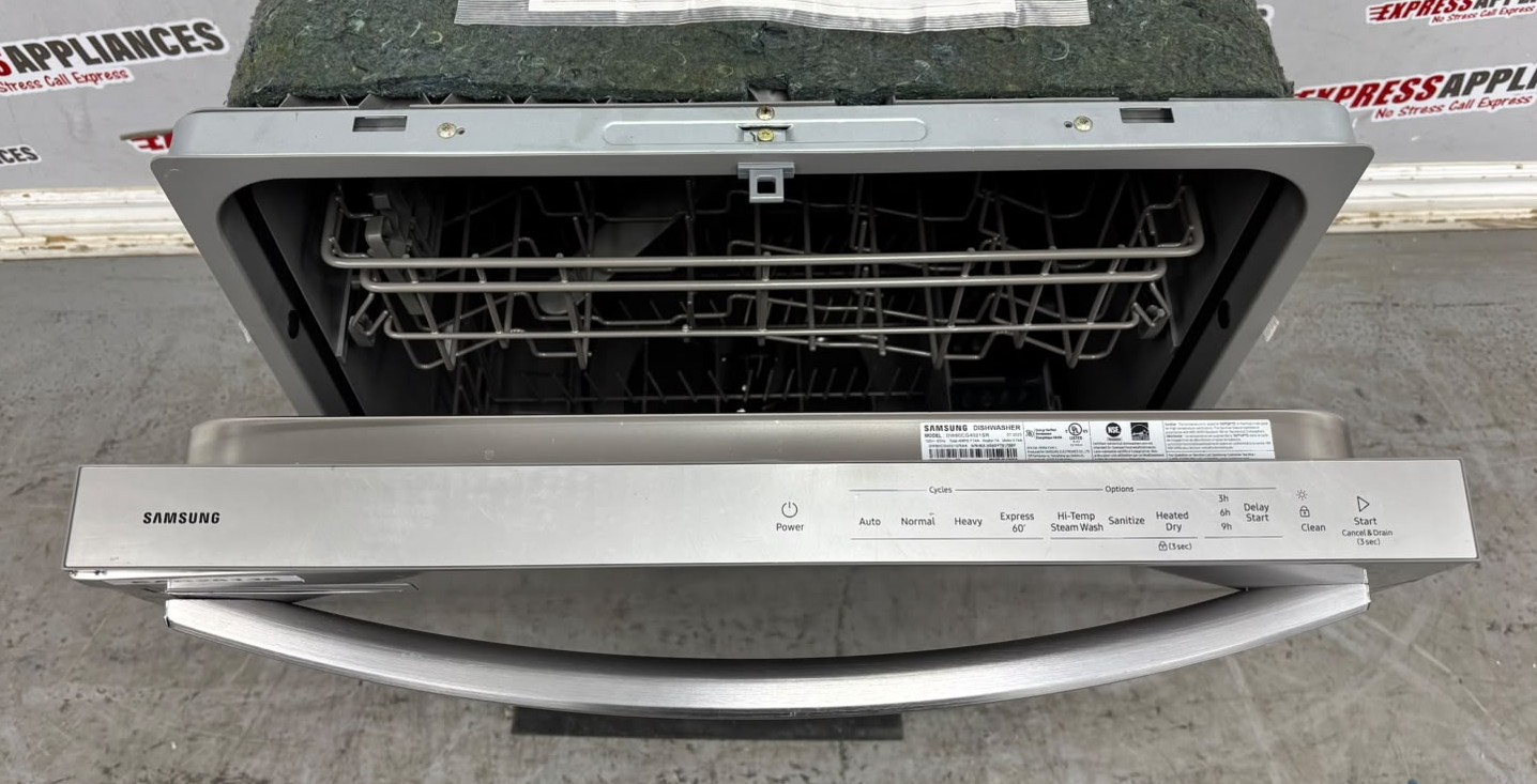 Open Box Samsung 24" Built-In Dishwasher DW80CG4021SR For Sale Open Box Samsung 24" Built-In Dishwasher DW80CG4021SR For Sale
