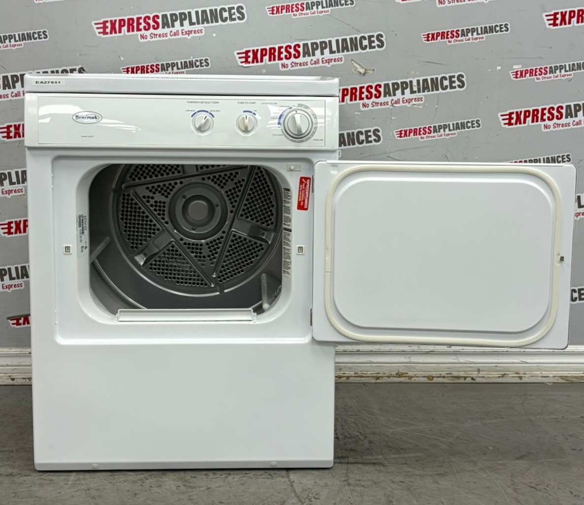 Used Beaumark 27” Electric Stackable Dryer BEF221CAS2 For Sale Used Beaumark 27” Electric Stackable Dryer BEF221CAS2 For Sale