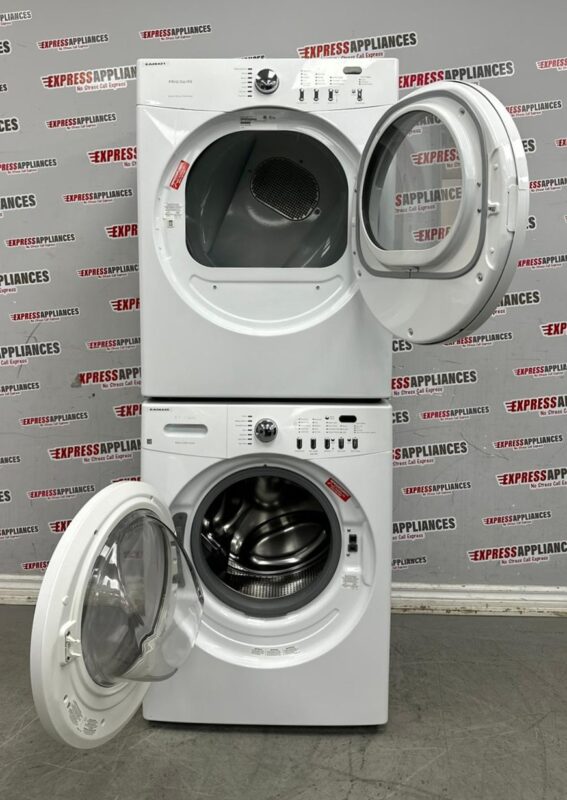 Used Frigidaire 27” Front Load Washer and Electric Dryer Stackable Set ...