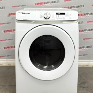 Used Samsung 27” Electric Stackable Dryer DVE45T6005W/AC For Sale