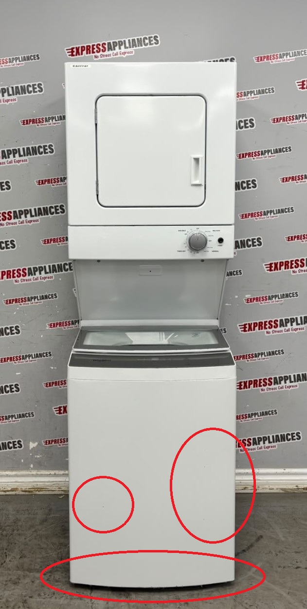 Used Whirlpool 24” Laundry Center Washer and Dryer YWET4024HW0 SKU: EA27747 For Sale Used Whirlpool 24” Laundry Center Washer and Dryer YWET4024HW0 SKU: EA27747 For Sale