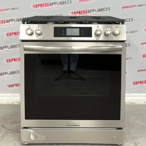 Open Box Frigidaire 30” Slide-In Gas Stove GCFG3060BFE For Sale