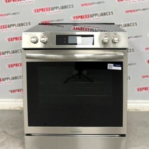 Open Box Frigidaire 30” Slide-In Glass Top Stove GCFE306CBFF For Sale
