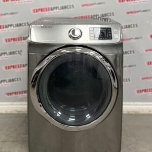 Used Samsung 27” Electric Stackable Dryer DV45H6300EP/AC For Sale Used Samsung 27” Electric Stackable Dryer DV45H6300EP/AC For Sale