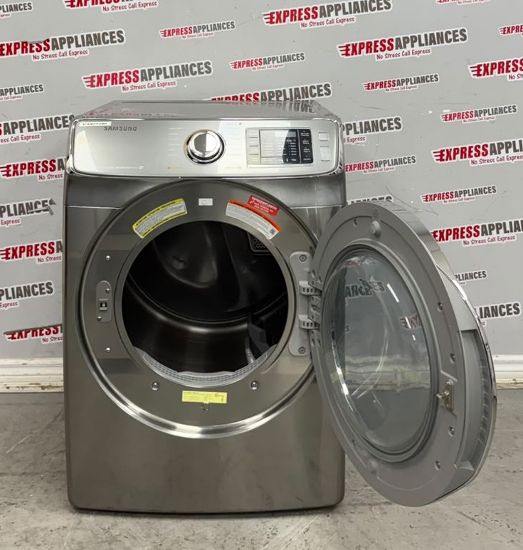 Used Samsung 27” Electric Stackable Dryer DV45H6300EP/AC For Sale Used Samsung 27” Electric Stackable Dryer DV45H6300EP/AC For Sale