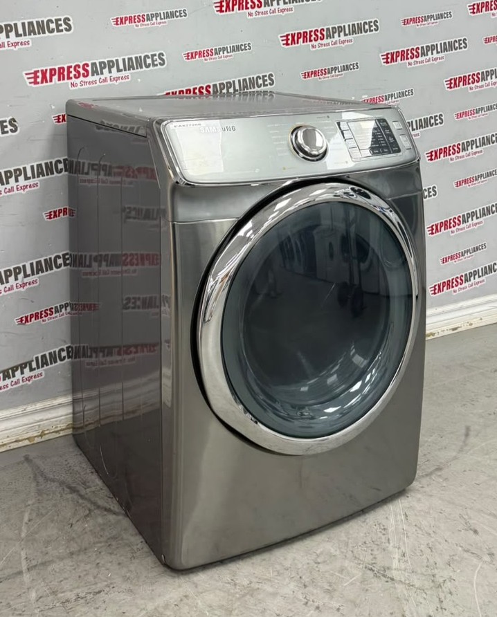 Used Samsung 27” Electric Stackable Dryer DV45H6300EP/AC For Sale Used Samsung 27” Electric Stackable Dryer DV45H6300EP/AC For Sale
