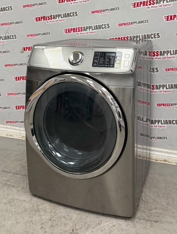 Used Samsung 27” Electric Stackable Dryer DV45H6300EP/AC For Sale Used Samsung 27” Electric Stackable Dryer DV45H6300EP/AC For Sale