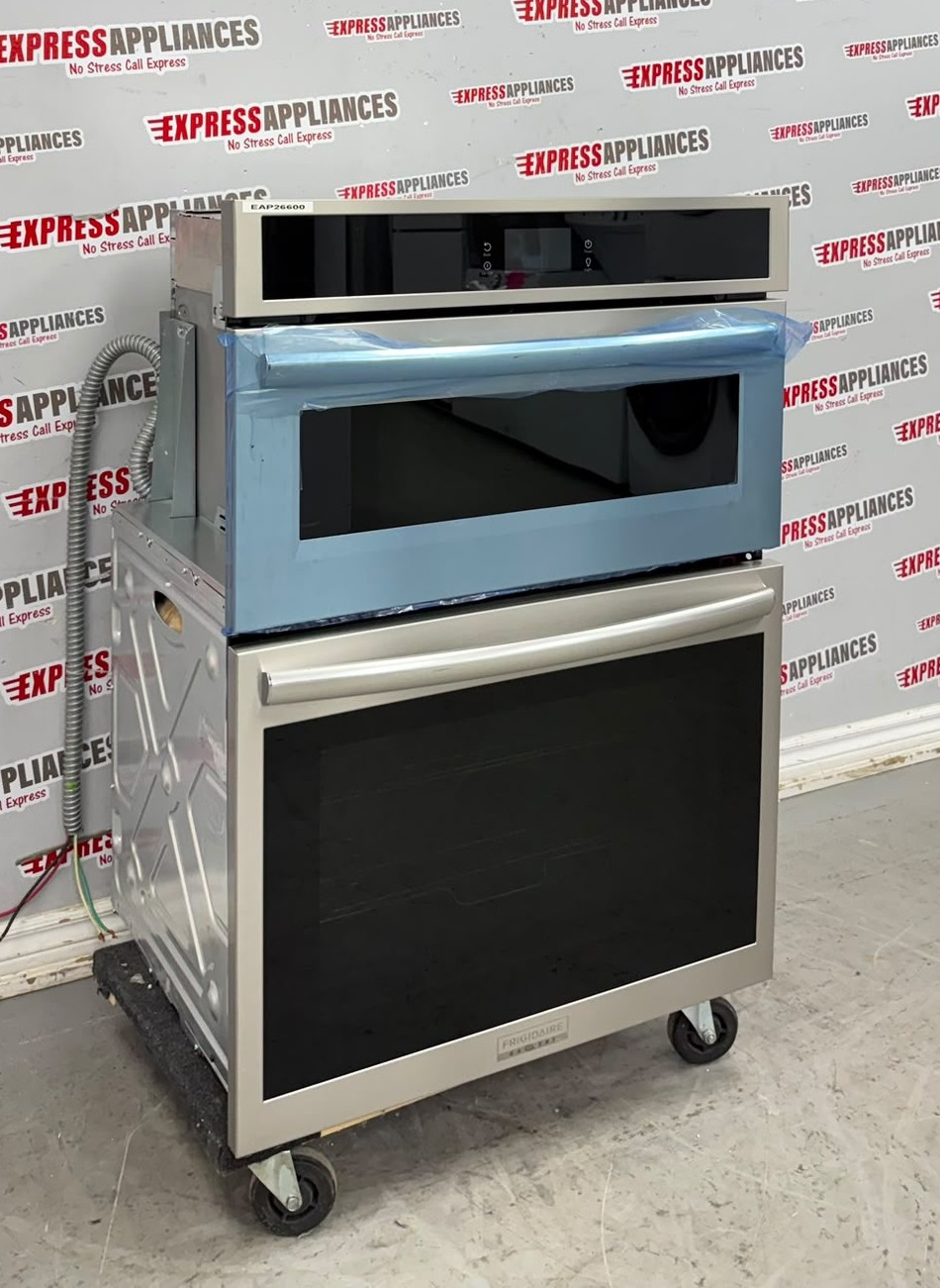 Open Box Frigidaire 30” Combo Microwave Wall Oven GCWM3067AFB For Sale Open Box Frigidaire 30” Combo Microwave Wall Oven GCWM3067AFB For Sale