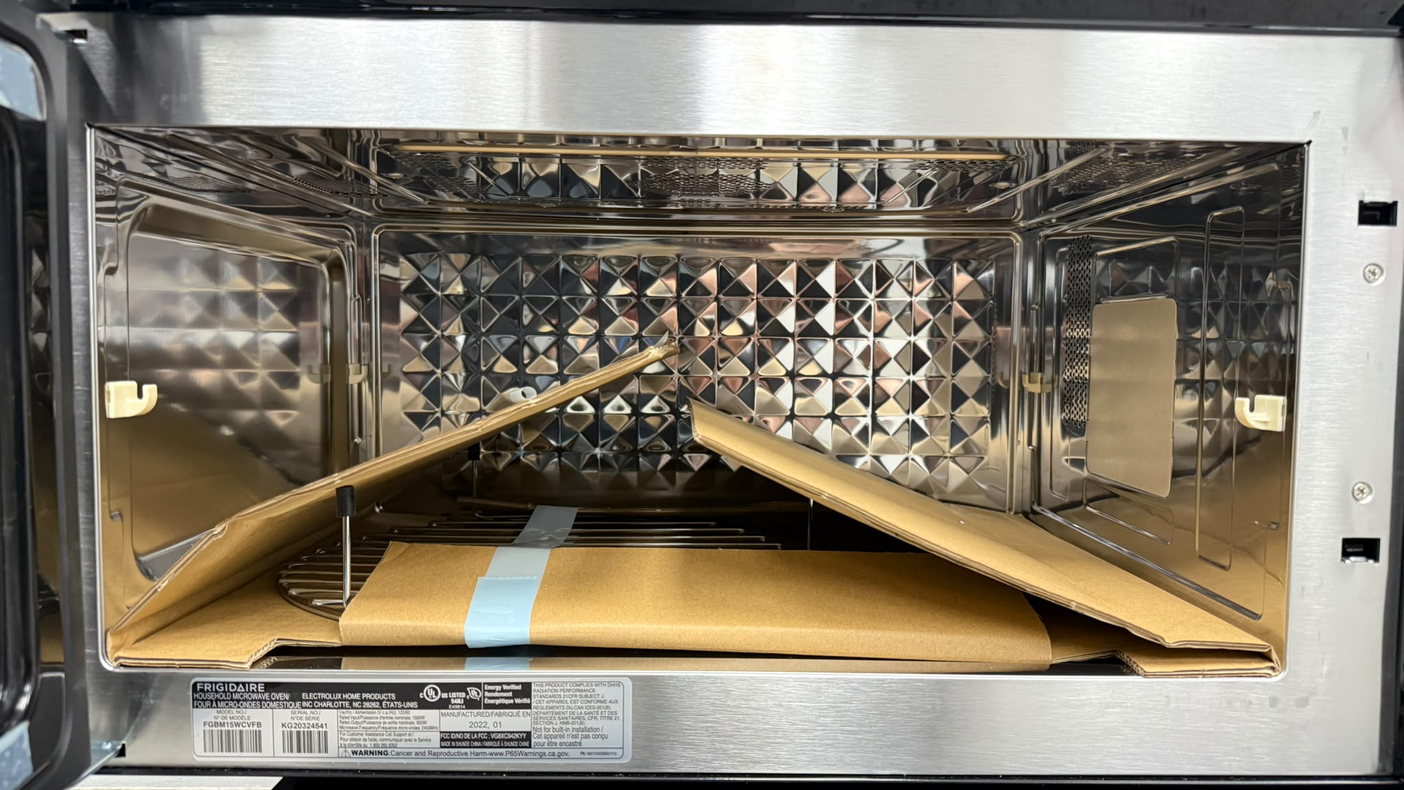 Open Box Frigidaire 30” Over The Range Microwave FGBM15WCVF For Sale Open Box Frigidaire 30” Over The Range Microwave FGBM15WCVF For Sale