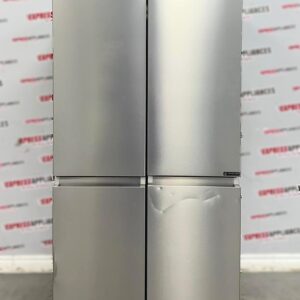Open Box Hisense 36” Counter Depth French Door Refrigerator RQ22A4CSD For Sale