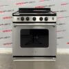 Open Box Whirlpool 24" Slide-In Glass Top Stove YWFE50M4HS For Sale
