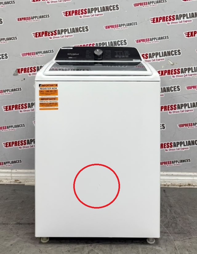 Open Box Whirlpool 27” Top Load Washing Machine WTW5057LW1 For Sale Open Box Whirlpool 27” Top Load Washing Machine WTW5057LW1 For Sale