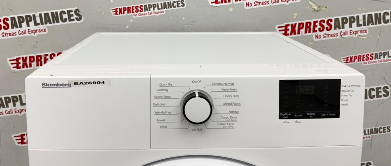 Used Blomberg 24” Electric Stackable Dryer DV17600W SKU: EA26904 For Sale Used Blomberg 24” Electric Stackable Dryer DV17600W SKU: EA26904 For Sale