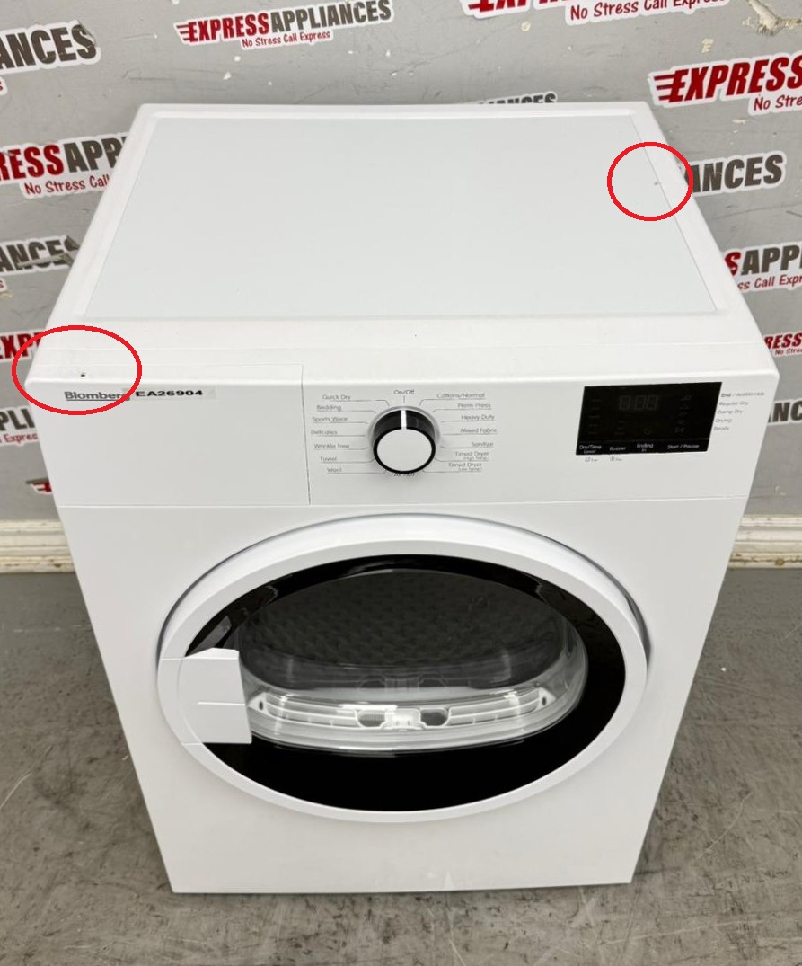 Used Blomberg 24” Electric Stackable Dryer DV17600W SKU: EA26904 For Sale Used Blomberg 24” Electric Stackable Dryer DV17600W SKU: EA26904 For Sale