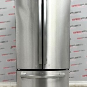 Used GE 30” French Door Refrigerator GNE21DYRBKFS For Sale