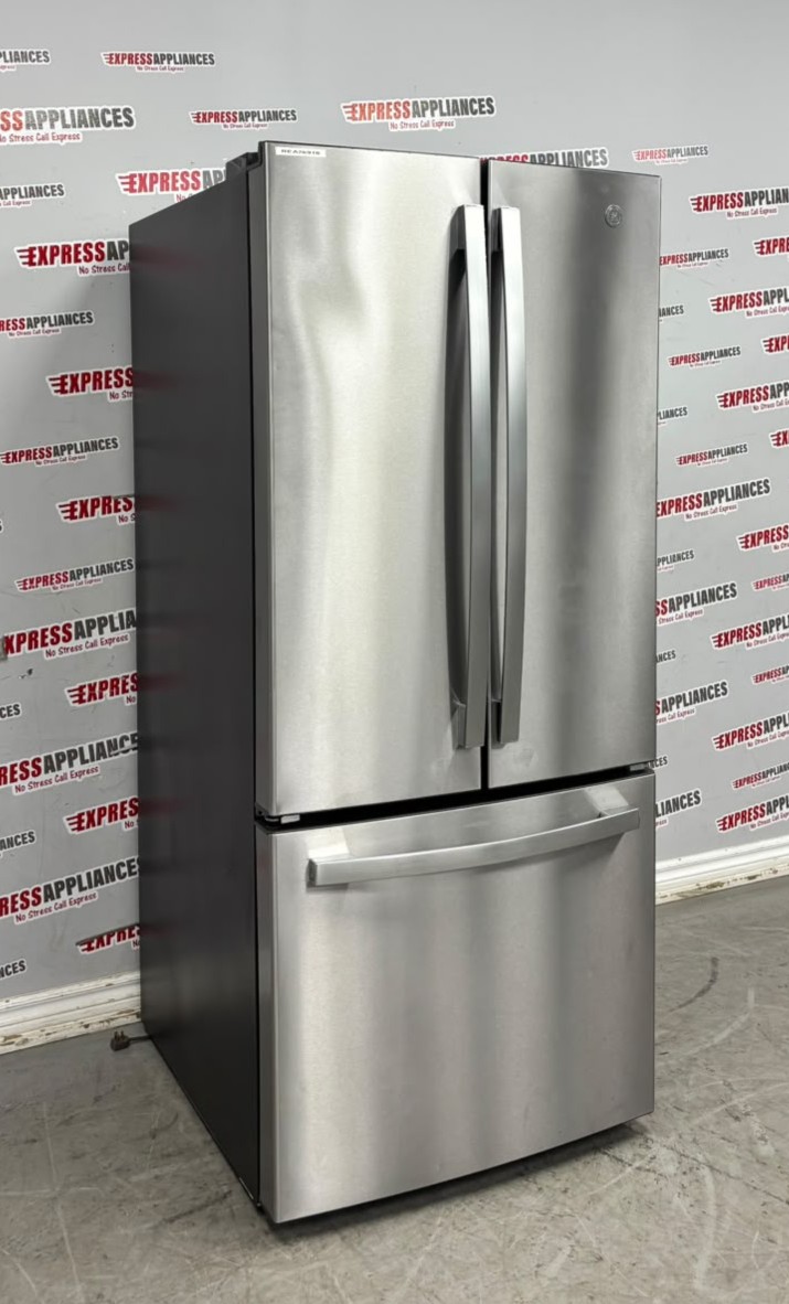 Used GE 30” French Door Refrigerator GNE21DYRBKFS For Sale Used GE 30” French Door Refrigerator GNE21DYRBKFS For Sale