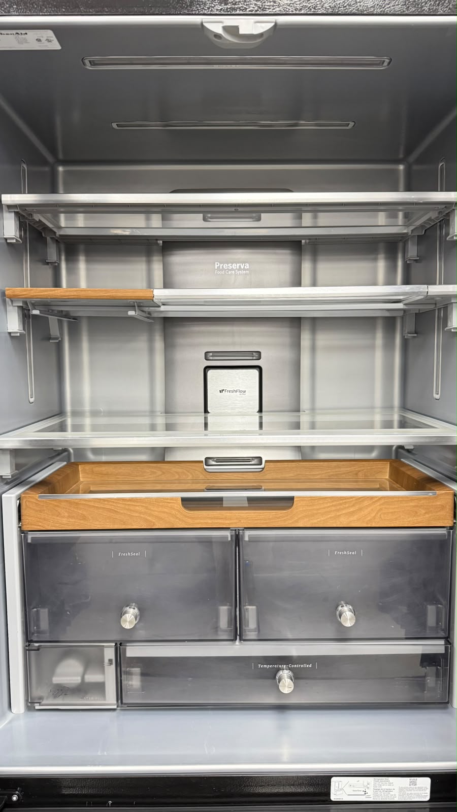 Used KitchenAid 36” Counter Depth French Door Refrigerator KRFC704FBS03 For Sale Used KitchenAid 36” Counter Depth French Door Refrigerator KRFC704FBS03 For Sale