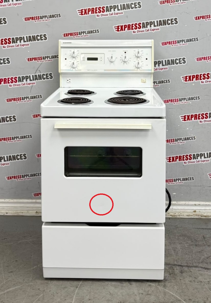 Used McClary 24" Freestanding Coil Stove YRMF2150TM0 For Sale Used McClary 24" Freestanding Coil Stove YRMF2150TM0 For Sale