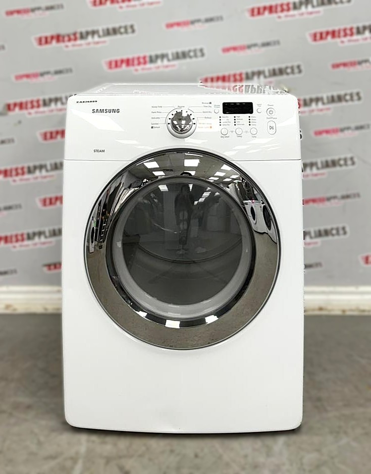 Used Samsung 27” Electric Stackable Dryer DV365ETBGWR/AC For Sale Used Samsung 27” Electric Stackable Dryer DV365ETBGWR/AC For Sale
