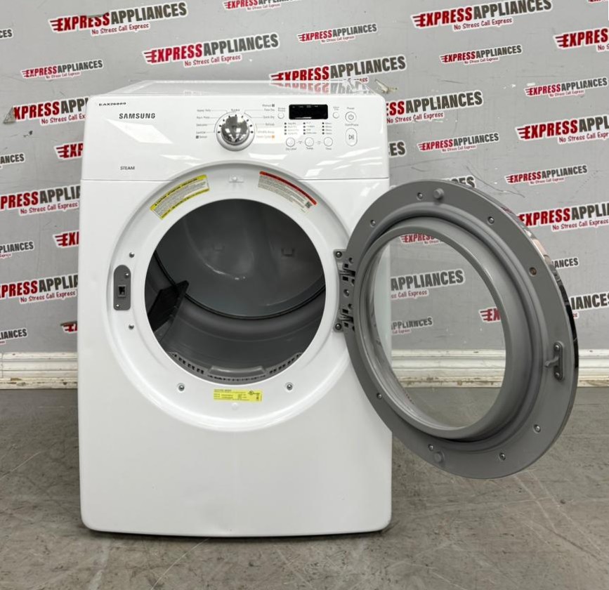 Used Samsung 27” Electric Stackable Dryer DV365ETBGWR/AC For Sale Used Samsung 27” Electric Stackable Dryer DV365ETBGWR/AC For Sale