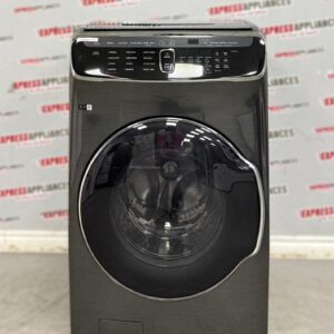 Used Samsung 27” Front Load Flex Wash Washing Machine WV60M9900AV For Sale