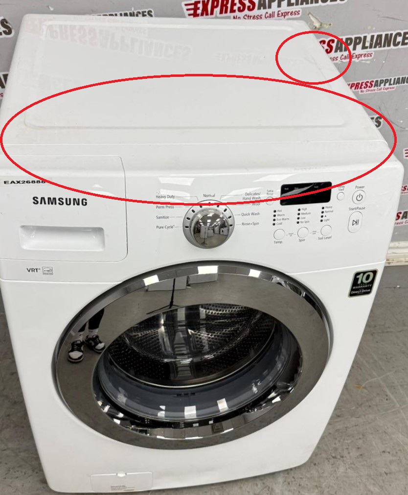 Used Samsung 27” Front Load Washing Machine WF364BVBGWR/A2 For Sale Used Samsung 27” Front Load Washing Machine WF364BVBGWR/A2 For Sale