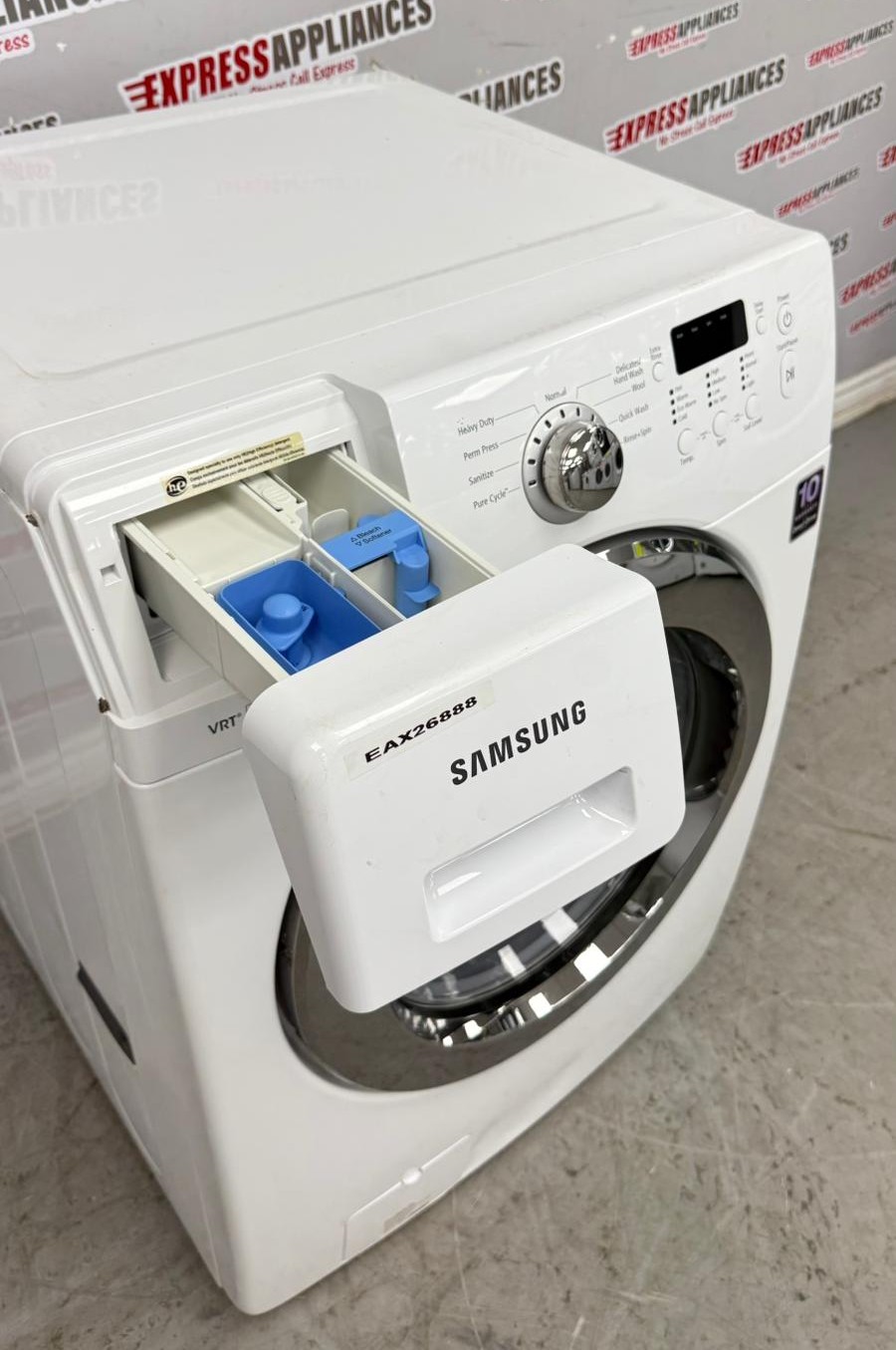 Used Samsung 27” Front Load Washing Machine WF364BVBGWR/A2 For Sale Used Samsung 27” Front Load Washing Machine WF364BVBGWR/A2 For Sale
