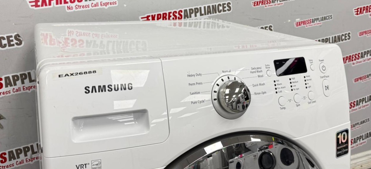 Used Samsung 27” Front Load Washing Machine WF364BVBGWR/A2 For Sale Used Samsung 27” Front Load Washing Machine WF364BVBGWR/A2 For Sale