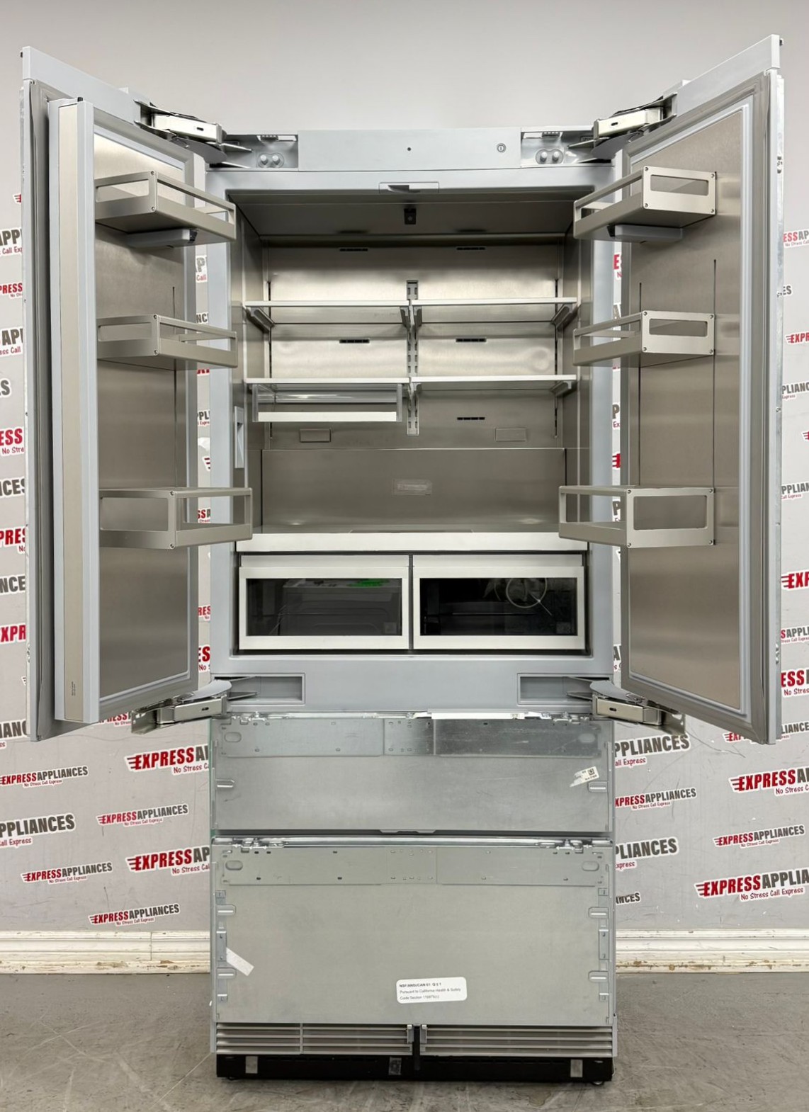 Used Thermador 36” French Door Panel Ready Built-In Refrigerator T36IT100NP/07 For Sale Used Thermador 36” French Door Panel Ready Built-In Refrigerator T36IT100NP/07 For Sale