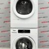 Used Whirlpool 24” Front Load Washer and Electric Ventless Dryer Stackable Set WFW3090JW0 YWHD3090GW0 For Sale