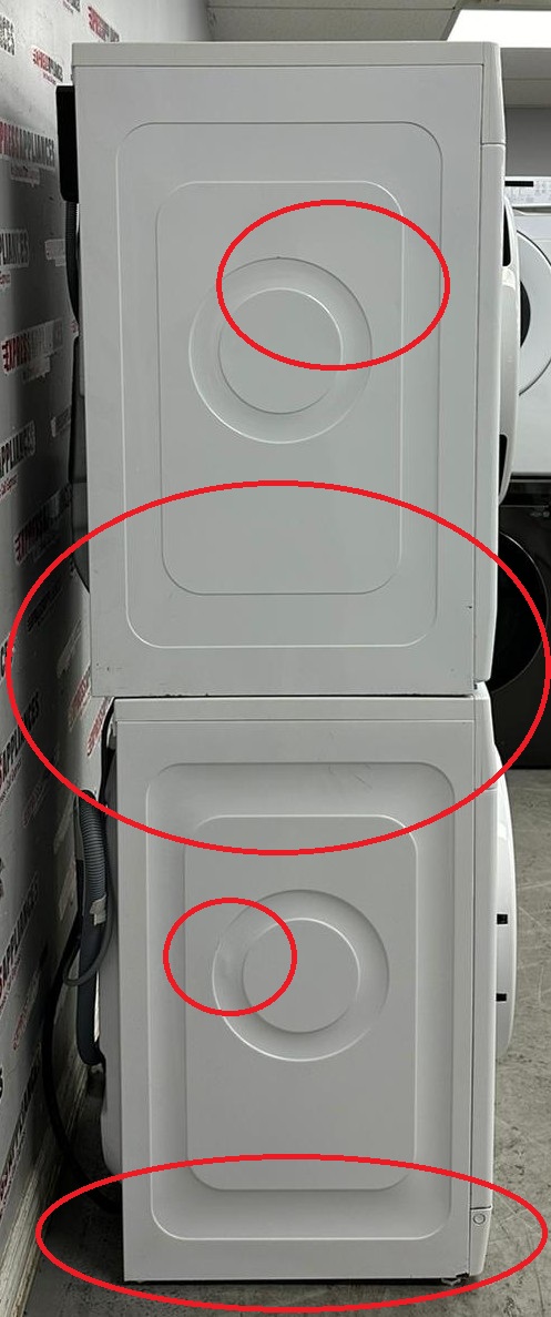 Used Whirlpool 24” Front Load Washer and Ventless Dryer Stackable Set WFW3090JW0 YWHD3090GW0 For Sale Used Whirlpool 24” Front Load Washer and Ventless Dryer Stackable Set WFW3090JW0 YWHD3090GW0 For Sale