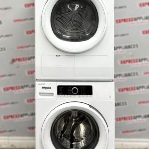 Used Whirlpool 24” Front Load Washer and Electric Ventless Dryer Stackable Set WFW3090JW0 YWHD3090GW0 SKU: EA26701 REA23915 For Sale Used Whirlpool 24” Front Load Washer and Electric Ventless Dryer Stackable Set WFW3090JW0 YWHD3090GW0 SKU: EA26701 REA23915 For Sale