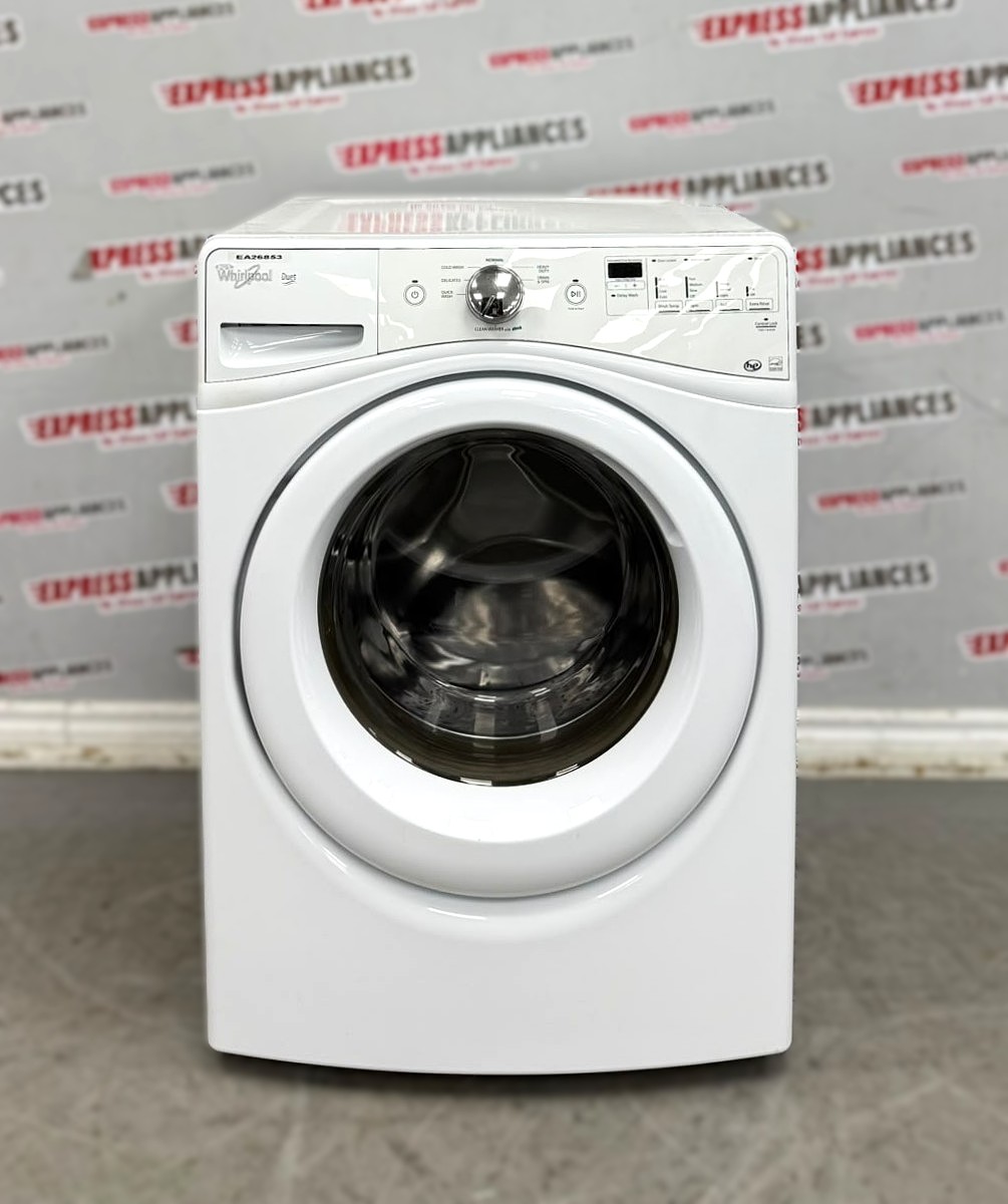 Used Whirlpool 27” Front Load Washing Machine WFW70HEBW For Sale Used Whirlpool 27” Front Load Washing Machine WFW70HEBW For Sale