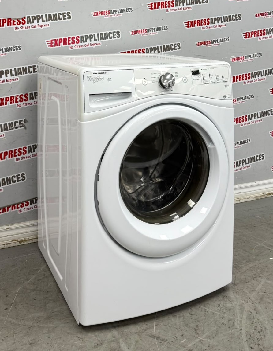 Used Whirlpool 27” Front Load Washing Machine WFW70HEBW For Sale Used Whirlpool 27” Front Load Washing Machine WFW70HEBW For Sale