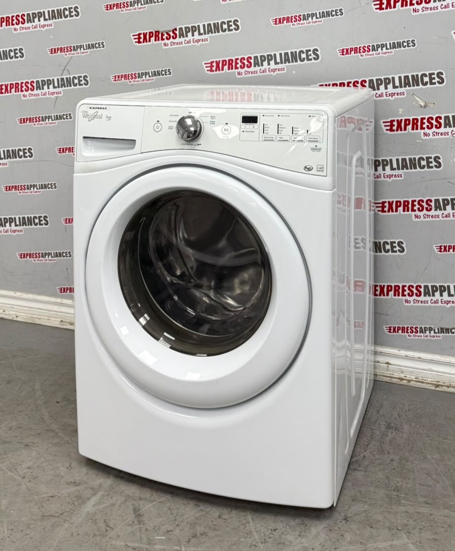 Used Whirlpool 27” Front Load Washing Machine WFW70HEBW For Sale Used Whirlpool 27” Front Load Washing Machine WFW70HEBW For Sale