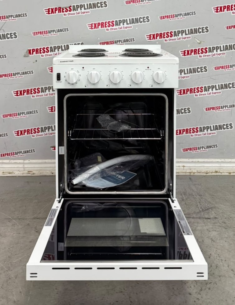 Open Box Element 24” Slide-In Coil Stove EECR24MEW-CA SKU: EAD27160 For Sale Open Box Element 24” Slide-In Coil Stove EECR24MEW-CA SKU: EAD27160 For Sale