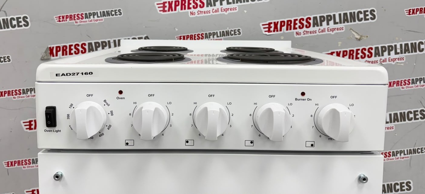 Open Box Element 24” Slide-In Coil Stove EECR24MEW-CA SKU: EAD27160 For Sale Open Box Element 24” Slide-In Coil Stove EECR24MEW-CA SKU: EAD27160 For Sale
