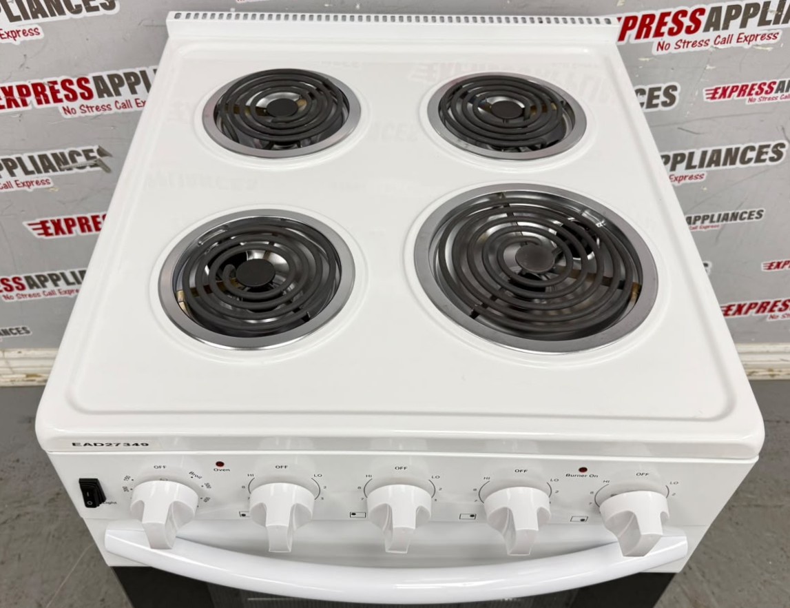 Open Box Element 24” Slide-In Coil Stove EECR24MEW-CA SKU: EAD27349 For Sale Open Box Element 24” Slide-In Coil Stove EECR24MEW-CA SKU: EAD27349 For Sale