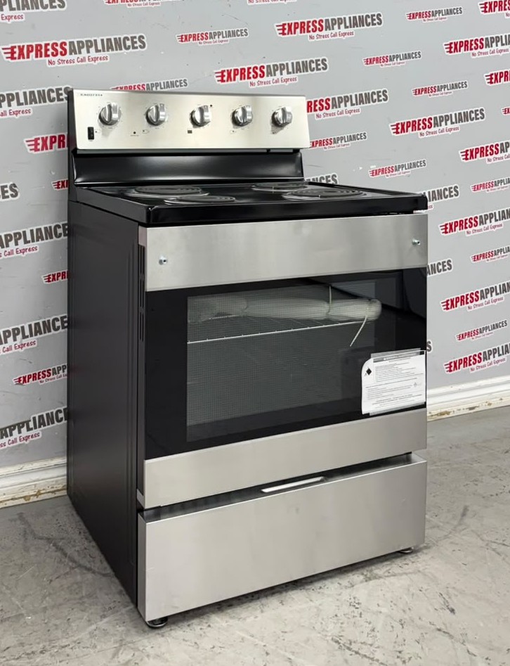 Open Box Element 30” Freestanding Coil Stove EECR34MES-CA For Sale Open Box Element 30” Freestanding Coil Stove EECR34MES-CA For Sale