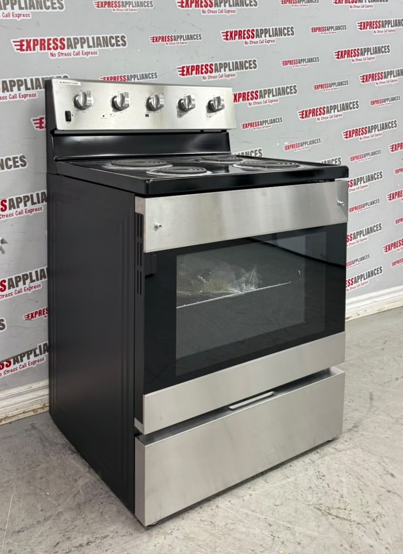 Open Box Element 30” Freestanding Coil Stove EECR34MES-CA SKU: EAD27345 For Sale Open Box Element 30” Freestanding Coil Stove EECR34MES-CA SKU: EAD27345 For Sale