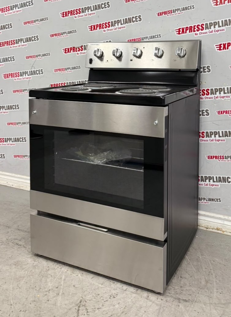 Open Box Element 30” Freestanding Coil Stove EECR34MES-CA SKU: EAD27345 For Sale Open Box Element 30” Freestanding Coil Stove EECR34MES-CA SKU: EAD27345 For Sale