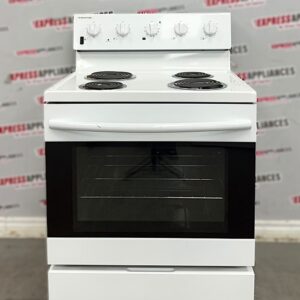 Open Box Element 30” Freestanding Coil Stove EECR34MEW-CA SKU: EAD27153 For Sale Open Box Element 30” Freestanding Coil Stove EECR34MEW-CA SKU: EAD27153 For Sale
