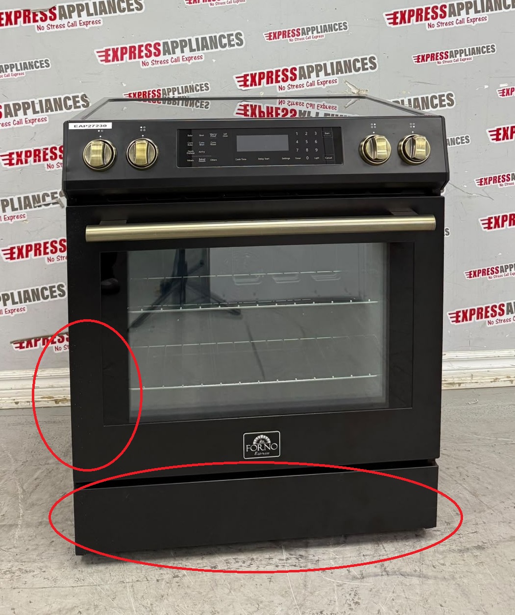 Open Box Forno 30” Slide-in Induction Stove FFSIN0905-30BLF For Sale Open Box Forno 30” Slide-in Induction Stove FFSIN0905-30BLF For Sale