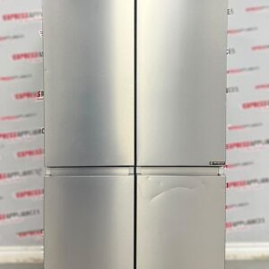 Open Box Hisense 36” Counter Depth French Door Refrigerator RQ22A4CSD SKU: EAP26929 For Sale