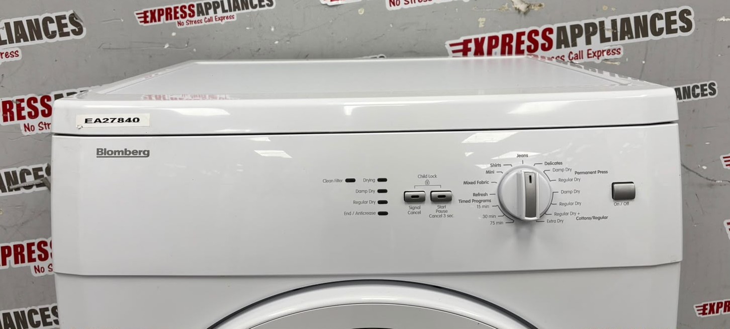 Used Blomberg 24” Electric Stackable Dryer DV17542 For Sale Used Blomberg 24” Electric Stackable Dryer DV17542 For Sale