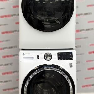 Used GE 28” Front Load Washer and Electric Dryer Stackable Set GFW550SMN1WW GFD55ESMN1WW For Sale
