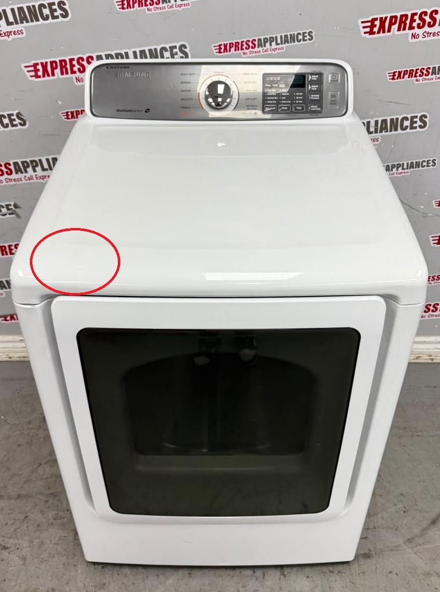Used Samsung 27” Electric Dryer DV45H7200EW/AC For Sale Used Samsung 27” Electric Dryer DV45H7200EW/AC For Sale