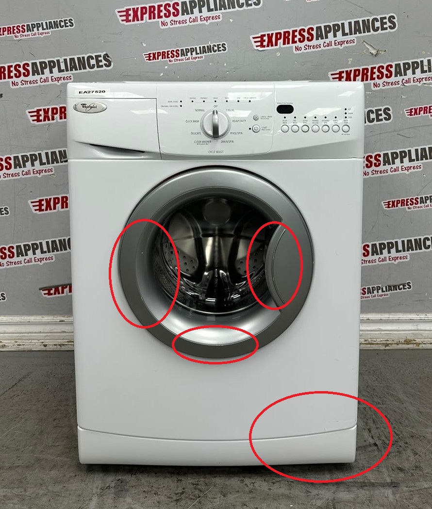 Used Whirlpool 24” Front Load Washing Machine WFC7500VW1 For Sale Used Whirlpool 24” Front Load Washing Machine WFC7500VW1 For Sale