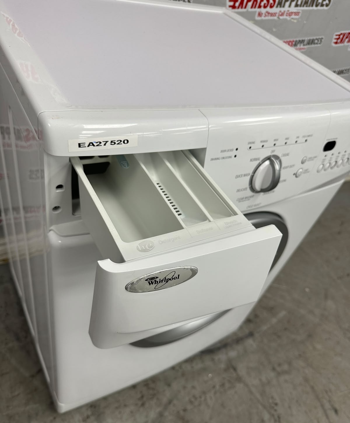 Used Whirlpool 24” Front Load Washing Machine WFC7500VW1 For Sale Used Whirlpool 24” Front Load Washing Machine WFC7500VW1 For Sale